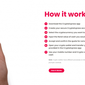 南アフリカのフィンテック企業“Paycorp”、仮想通貨を現金として引き出すアプリ「CryptoExpress」を公開