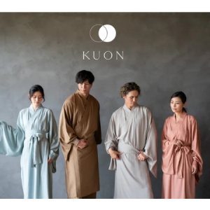 着物を日常着に！新ブランド「KUON久遠」より「着物ローブ 和楽喜」の予約販売開始