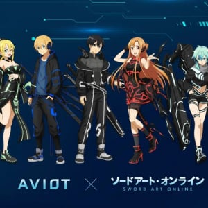 AVIOT×SAOコラボの完全ワイヤレスイヤホン2モデルが発売決定、キリトやアスナなど7キャラクターのガイド音声を収録