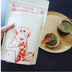 心と身体を整えるライフプロテイン「TRYFE PROTEIN CHILLAX(HOUJI-CHA)」販売中