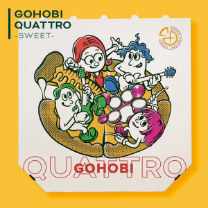 ゴホウビ、4/3にメジャー初のEP『GOHOBI QUATTRO -sweet-』リリース決定