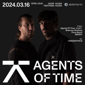 Agents Of Time 来日公演が決定