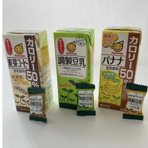 「調製豆乳キャンディ」発売。麦芽コーヒー味、バナナ味、調製豆乳味をアソート