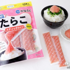 『明太子スティック』に続いてパッと簡単に食べれる『たらこスティック』かねふく優秀すぎる！