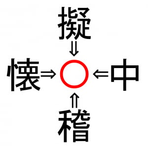 【脳トレ】擬〇・中〇・稽〇・懐〇。「〇」に入る漢字はなに？30秒以内に分かるかな？？【熟語パズル】