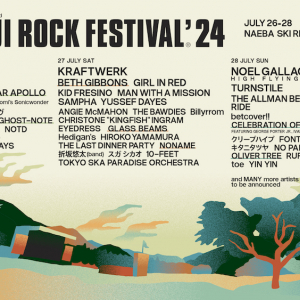 【FUJI ROCK FESTIVAL ’24】ラインナップ第3弾発表、シザ／ベス・ギボンズ／フリコ出演決定