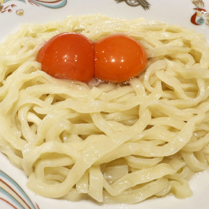 【衝撃】三田製麺所の具が生卵だけの「たまごかけ麺」を食べた結果→ マジてぇてぇ味の尊さキャパいのだが！