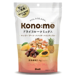 ゴロッと食感が特徴の「Kono:me」シリーズ第3弾、ドライフルーツミックスが登場