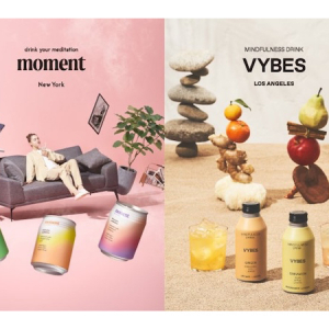 リラクゼーションドリンク「moment」＆「VYBES」、ナチュラルローソンにて販売