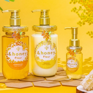 金木犀＆ミモザの香りが続く「＆honey Fleur」からヘアオイル付きトリプルセット登場