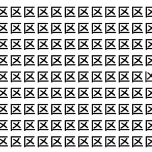 【脳トレ】「区」の中に紛れて1つ違う文字がある！？あなたは何秒で探し出せるかな？？【違う文字を探せ！】
