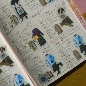制服化スタイリストの愛用手帳を公開「手帳はファッション日記に使っています」