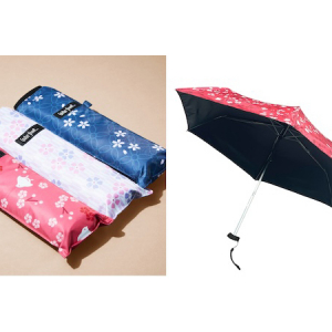 インバウンド商品としても大人気の傘「ポケフラット」和柄に、晴雨兼用タイプが登場！