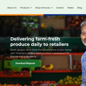米ウォルマートが出資するアグリテック企業Ninjacart、インドの大手B2B生鮮食品サプライチェーンへ成長