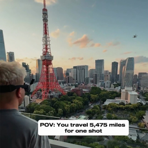 【物議】映画製作者がホテルから東京タワーをスレスレにドローン飛行 / インスタに動画を公開して問題視