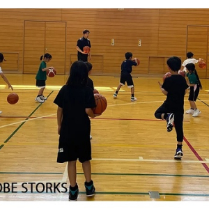 神戸ストークスが、兵庫県在住の子どもを対象にしたバスケ教室＆チアダンス教室を開催