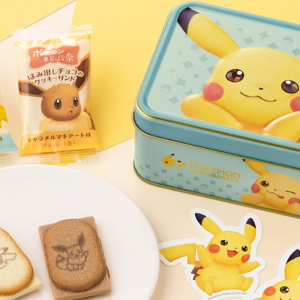 ポケモン東京ばな奈から「はみ出しチョコのクッキーサンド スペシャル缶(ピカチュウ)」が6月24日発売！シリーズ初、ピカチュウのスペシャルステッカーが付属