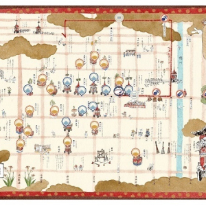 祇園祭をより楽しめるイラストデジタルマップ「祇園祭絵地図」を公開！