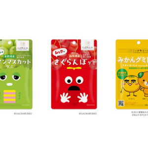 地域特産品の果汁を使用したキャラクターコラボグミ3種、「お台場冒険王2024」で発売