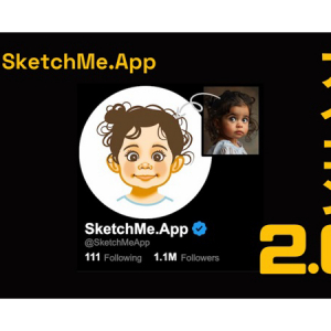 顔写真などをAIで可愛いアイコンに変換する「SketchMe.App」登場。匿名性と個性を両立