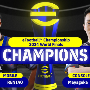 「eFootball Championship 2024 World Finals」モバイル部門でRentao選手、コンソール部門でMayageka選手が優勝！