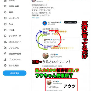 「反対に言ってるだけ」！？　YouTuberヘライザーさんがフワちゃん・やす子さんのTwitter(X)投稿について動画で語る