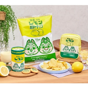 栃木県の「レモン牛乳」とコラボ！チップ＆デールがデザインされたお菓子が登場