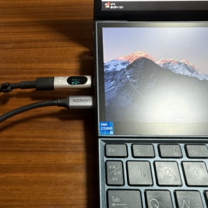 ノートPCにUSB-C有線LANケーブルを接続してネット速度を計測した結果 / UGREEN x バッファロー x ASUS