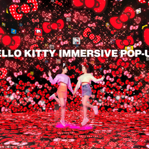 今年50周年「ハローキティ」の完全没入体験イベント「HELLO KITTY IMMERSIVE POP-UP!」渋谷TSUTAYAで9月6日より開催！