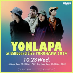 タイの新星インディポップバンドYONLAPA、ビルボードライブ初登場