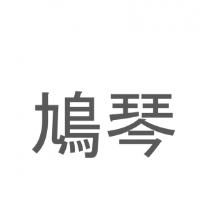 【読めたらスゴイ！】「鳩琴」とは一体何のこと！？リコーダーに似た演奏方法をする楽器ですが・・・この漢字を読めますか？