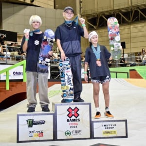 【X Games Chiba 2024ストリート】男子は日本勢が表彰台を独占&#038;ベストトリックで池慧野巨が優勝！女子は伊藤美優が銀メダル・赤間凛音が銅メダル