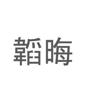 【読めたらスゴイ！】「韜晦」とは一体何のこと！？地位や才能、姿を隠す事ですが・・・この漢字を読めますか？