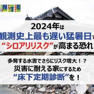 アサンテ 床下定期診断で家屋倒壊や断線 停電を回避、定期的なシロアリ危険度診断や探知犬チェックで命を守れ