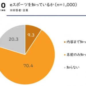 シニア層のeスポーツに対する関与度は？認知度や魅力などの調査結果を発表