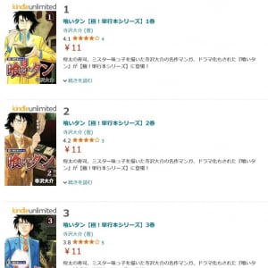 全16巻買って176円!?　寺沢大介先生「喰いタン」の「極！単行本シリーズ」がAmazonKindleで1冊11円の驚愕セール