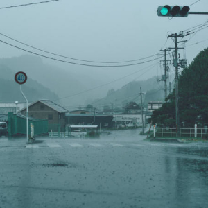 【宮城県旧本吉町(気仙沼市)】土砂降りの雨に遭うこともある