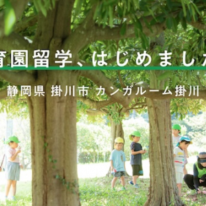 【静岡県掛川市】こどもを主役にした1〜2週間の暮らし体験「保育園留学」を、静岡県掛川市で開始