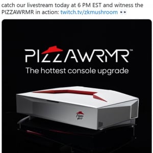 PlayStation 5を利用したピザ・ウォーマー「PIZZAWRMR」をカナダのピザハットが発表