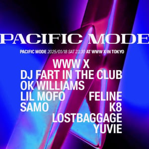 PACIFIC MODEがOK WilliamsとDJ Fart in the Clubを招いてクラブナイト開催