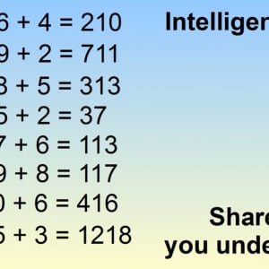 これが解ければ天才！？「6+4=210」「9+2＝711」になる数字クイズ！「?＋??＝123」?に入る数字あなたはわかりますか？