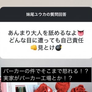 妹尾ユウカ「ジジイはパーカーでフラフラすな」→ネットの声「大人をなめるなよ」→妹尾ユウカ「実家がパーカー工場？」