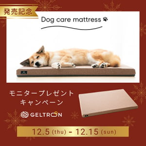 愛犬のための床ずれ防止ジェルトロンマットレス「Dogケアマットレス」発売