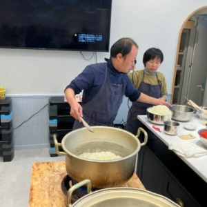 石川県七尾市で開催された「災害時の食について考える体験会」にて最適化栄養食提供