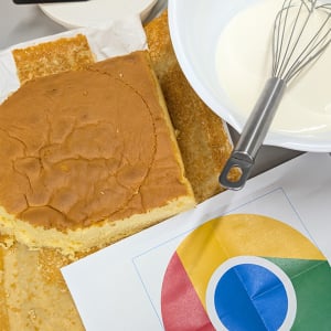 Google社員がクリスマスケーキ作りに挑戦「このあと投稿がなければ失敗したと思ってください」→ その結果