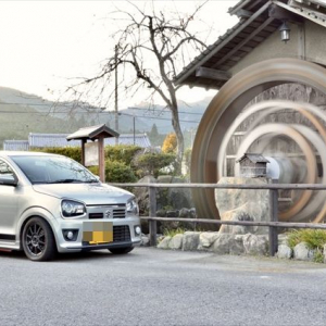 水車をいい感じに撮ろうと思ったはずなのに！シャッタースピードをミスったら凄い写真が撮れてしまいました！！