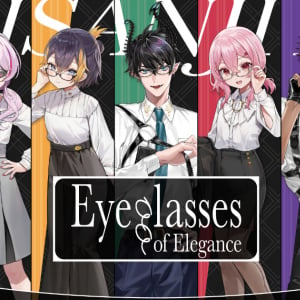 NIJISANJI ENから「Eyeglasses of Elegance」グッズが1月21日(火)に登場！7名のライバーが眼鏡をかけた姿に！