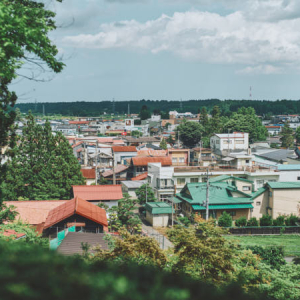 【青森県七戸町】市街地の七戸城跡や日常へ