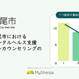 【埼玉県上尾市】オンラインカウンセリング「マイシェルパ」導入で、妊産婦のうつ症状が改善