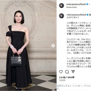 中谷美紀、美しい黒ドレス姿にファンうっとり！「絵画のような美しさ」「見惚れます」